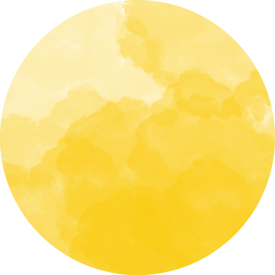 Yellow Circle Watercolor Texture